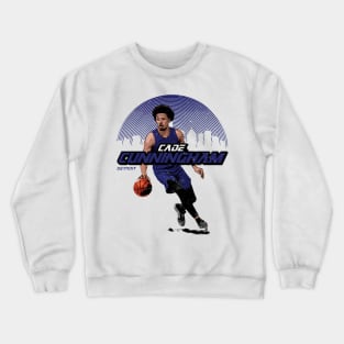 Cade Cunningham Detroit Skyline Crewneck Sweatshirt